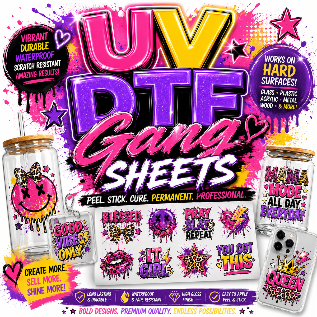 UVDTF GANG SHEET
