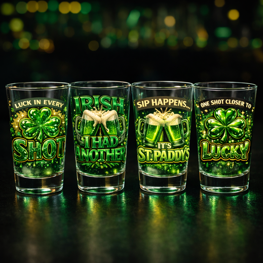 6pc shot glass uvdtf prints