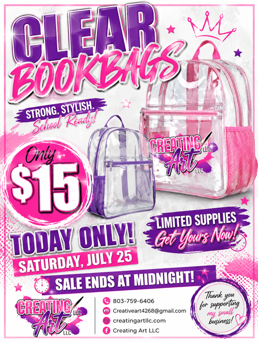 $15 Bookbags