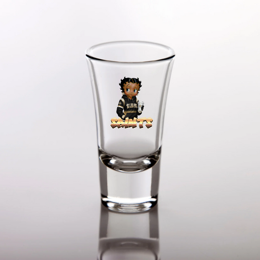 NFL BETTY BOOP SHOT GLASSES  ( uvdtf  Prints Only)