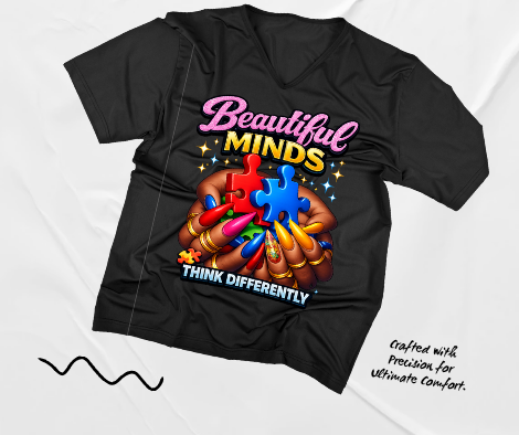 Beautiful Minds DTF prints