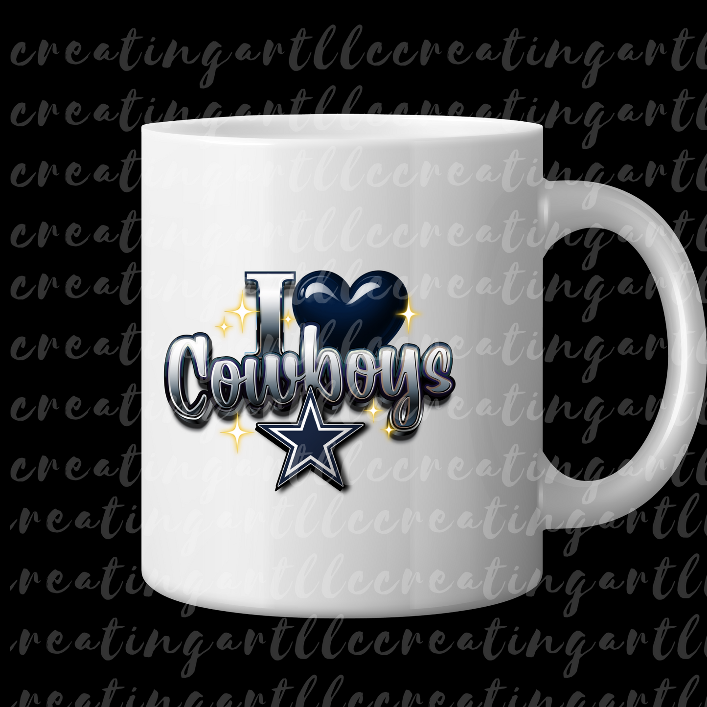 I ♥️ Teams NFL  Coffee cup prints ( uvdtf  Prints Only)