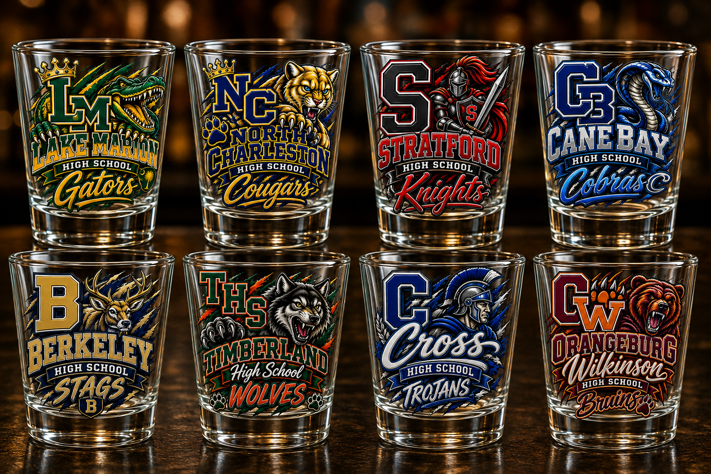 Alumni Shot Glasses