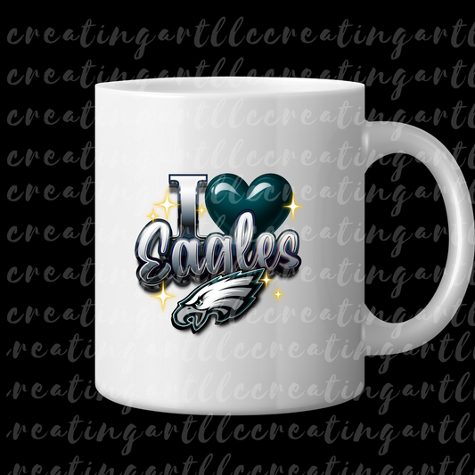 I ♥️ Teams NFL  Coffee cup prints ( uvdtf  Prints Only)