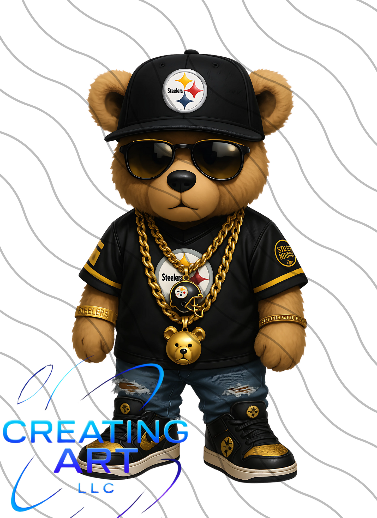 Bear Steelers digital file